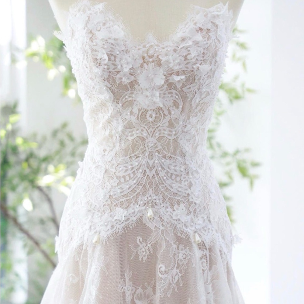 Elegant Lace Wedding Dress - Picture 2 of 10